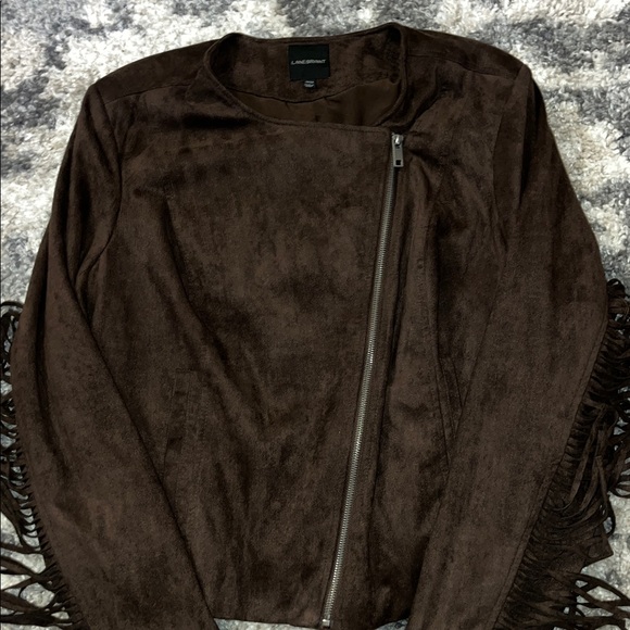 Velvet Fringe Jacket - size 18/20 - Picture 3 of 5